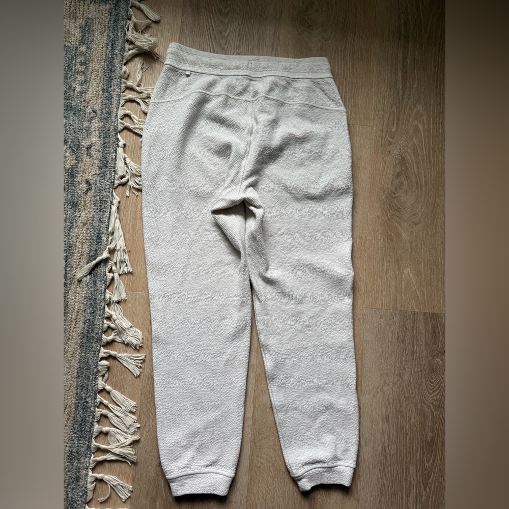 Lululemon Ribbed High-Rise Jogger 25" *7/8 Length. Heathered White Opal Size 6 - Picture 5 of 6